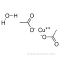 Acide acétique, sel de cuivre (2+), hydrate (9CI) CAS 66923-66-8